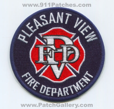 Pleasant View Fire Department Patch Colorado CO