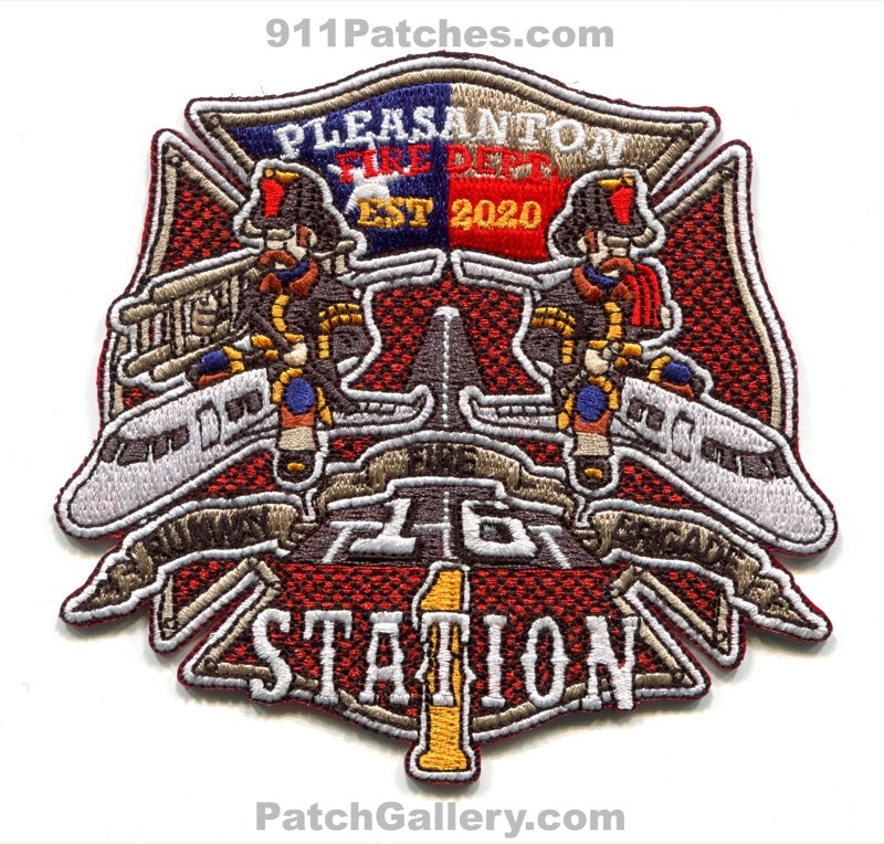 Pleasanton Fire Department Station 1 Patch Texas TX