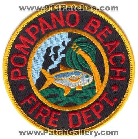 Pompano Beach Fire Department Patch Florida FL