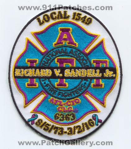 Pompano Beach Fire Department Richard V Sandell Jr Patch Florida FL