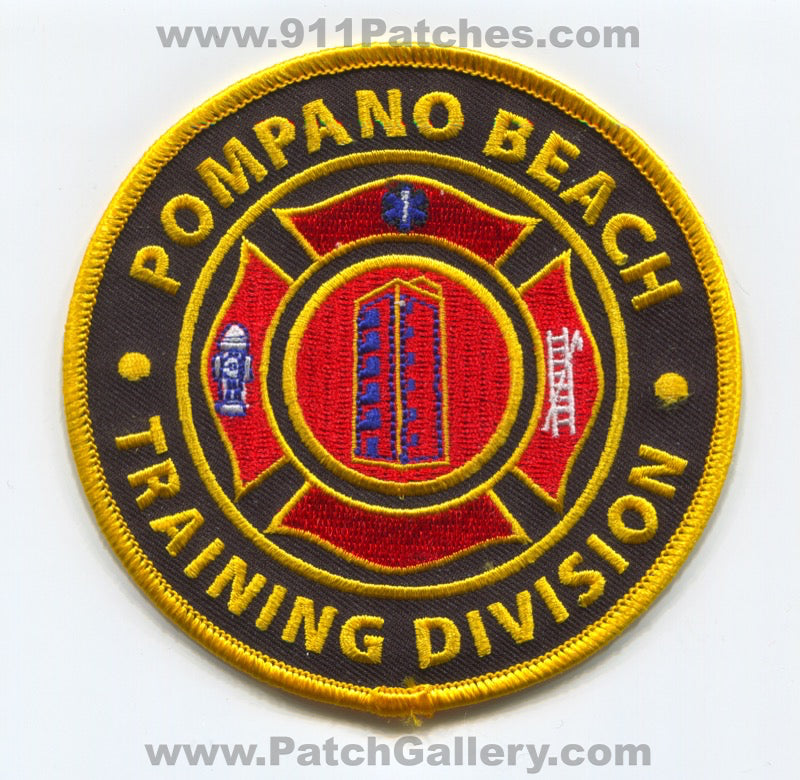 Training Unit Patch Pompano Beach Fire Department Training Division Patch Florida FL ...