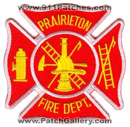 Prairieton Fire Department Patch Indiana IN