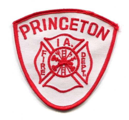 Princeton Fire Department Patch Iowa IA