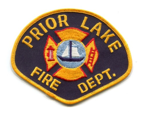 Prior Lake Fire Department Patch Minnesota MN