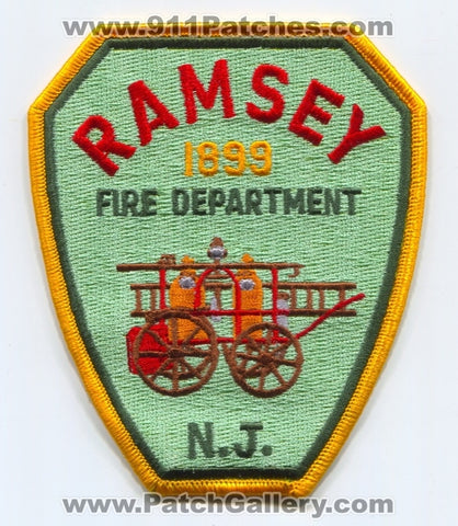Ramsey Fire Department Patch New Jersey NJ