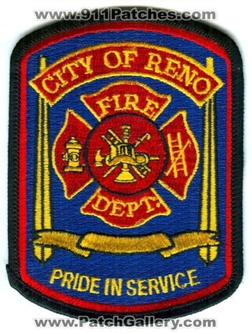 Reno Fire Department Patch Nevada NV