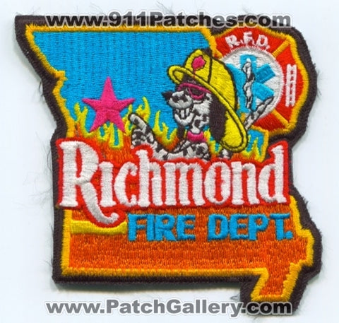 Richmond Fire Department Patch Missouri MO