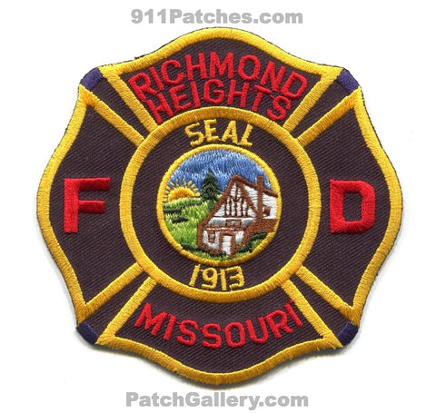 Richmond Heights Fire Department Patch Missouri MO