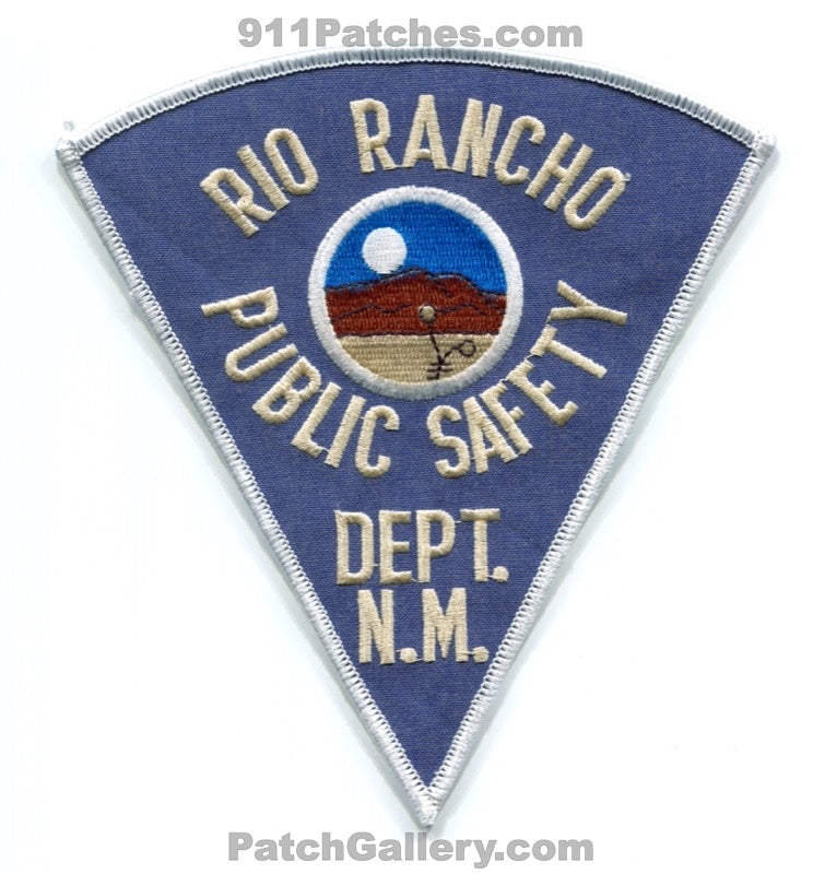 Rio Rancho Public Safety Department DPS Fire EMS Police Patch New Mexico NM