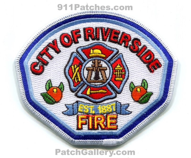 Riverside Fire Department Patch California CA