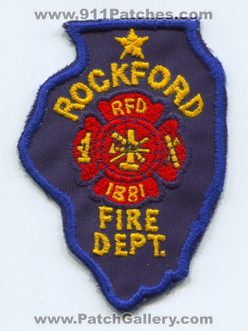 Rockford Fire Department Patch Illinois IL