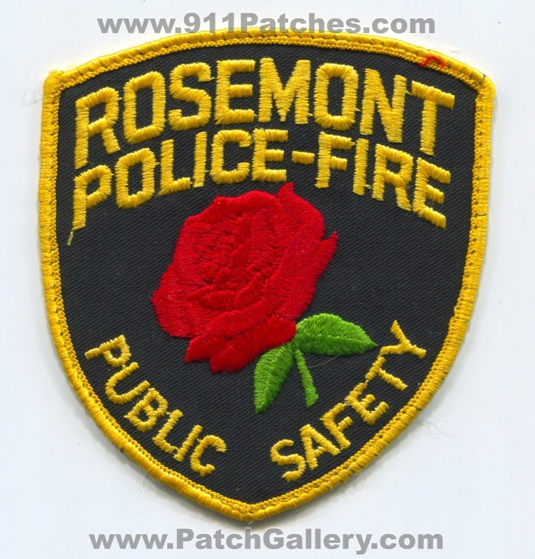 Rosemont Public Safety Department Police Fire Patch Illinois IL