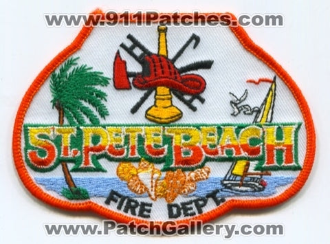 Saint Pete Beach Fire Department Patch Florida FL