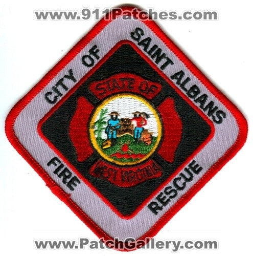 Saint Albans Fire Rescue Department Patch West Virginia WV