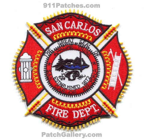 San Carlos Fire Department Patch Arizona AZ
