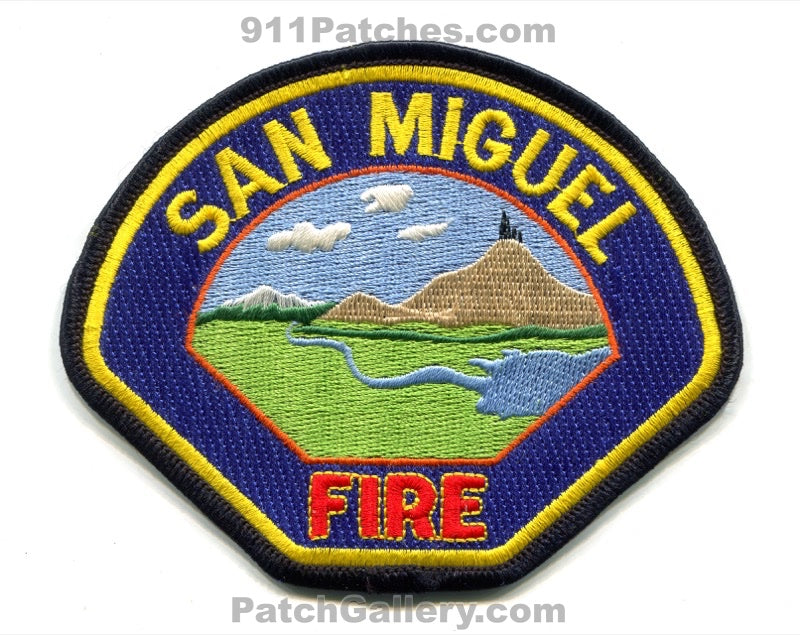 San Miguel Fire Department Patch California CA