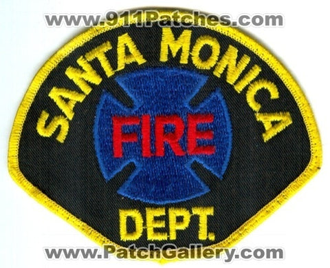 Santa Monica Fire Department Patch California CA