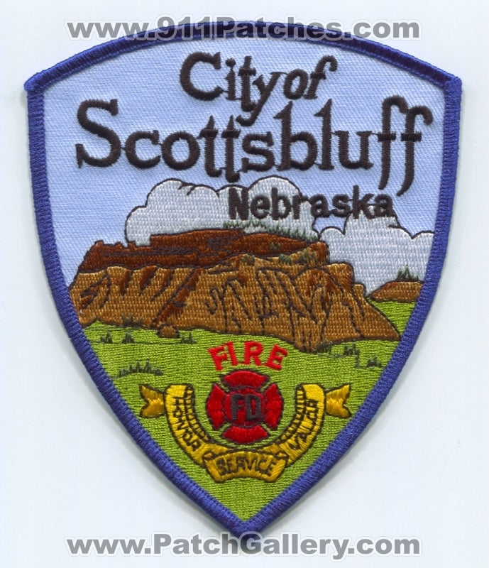Scottsbluff Fire Department Patch Nebraska NE