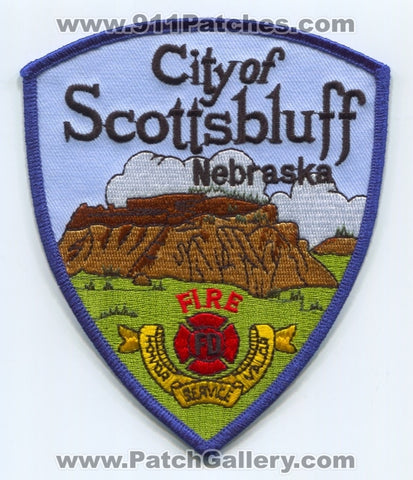 Scottsbluff Fire Department Patch Nebraska NE