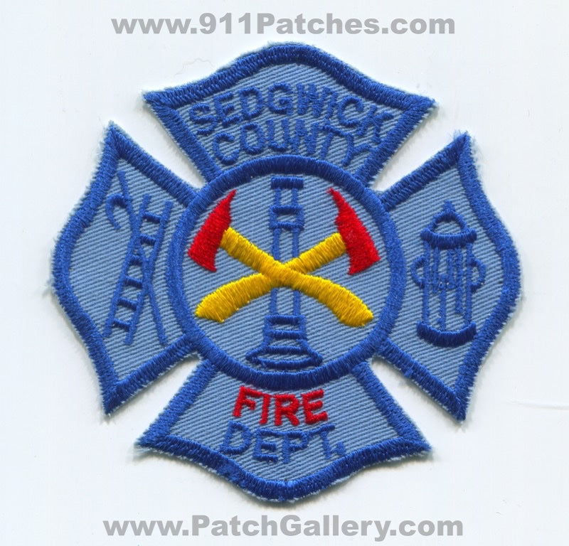 Sedgwick County Fire Department Patch Kansas KS