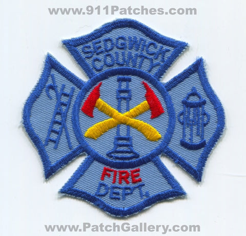 Sedgwick County Fire Department Patch Kansas KS