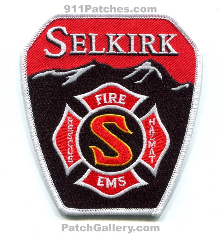 Selkirk Fire Department Patch Idaho ID