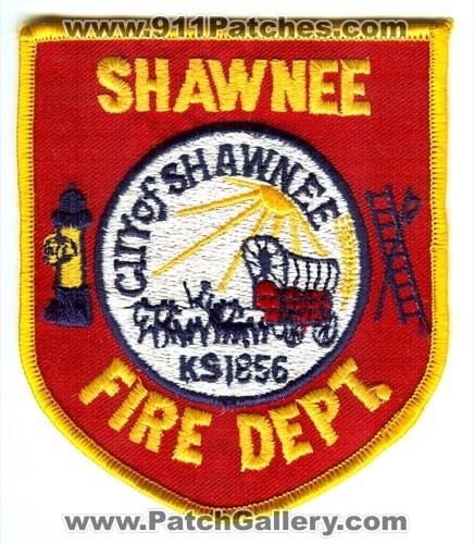 Shawnee Fire Department Patch Kansas KS