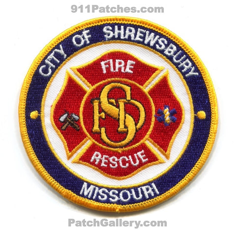 Shrewsbury Fire Rescue Department Patch Missouri MO
