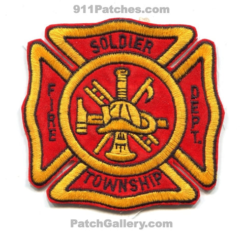 Soldier Township Fire Department Patch Kansas KS