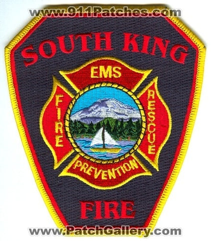 South King Fire Rescue Department Patch Washington WA