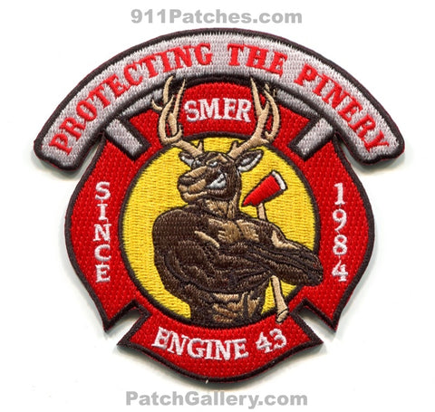 South Metro Fire Rescue Department Engine 43 Patch Colorado CO