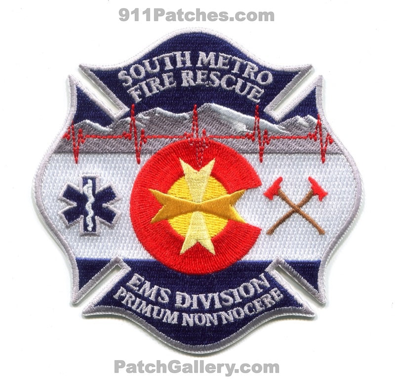 South Metro Fire Rescue Department EMS Division Patch Colorado CO