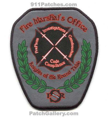 South Metro Fire Rescue Department Fire Marshals Office Patch Colorado CO