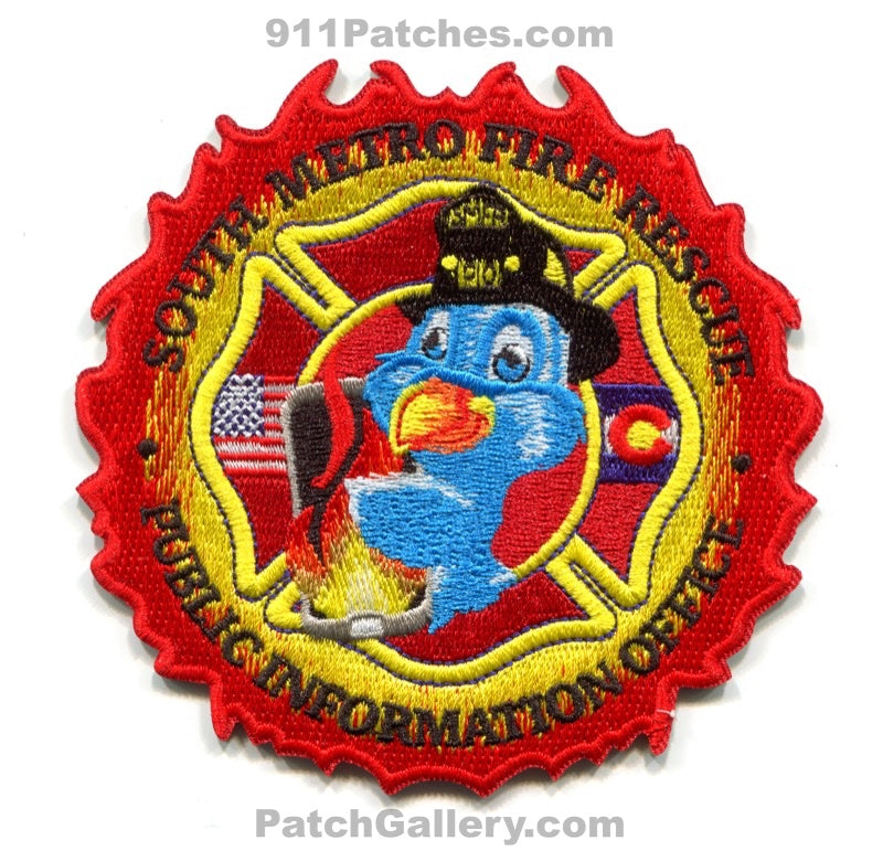 South Metro Fire Rescue Department Public Information Office PIO Patch Colorado CO