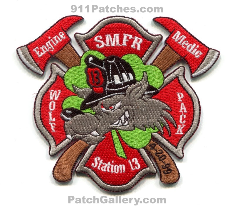 South Metro Fire Rescue Department Station 13 Patch Colorado CO