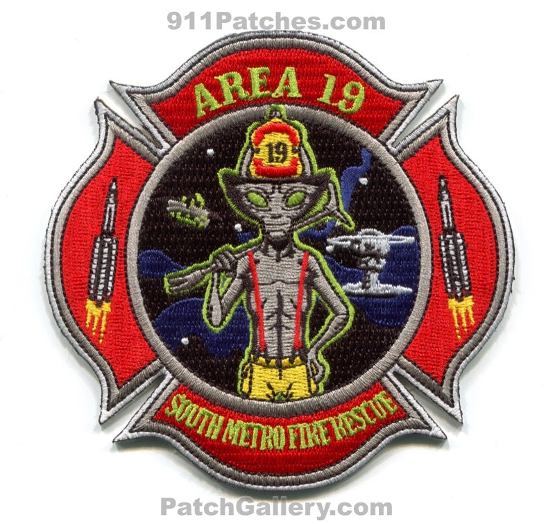 South Metro Fire Rescue Department Station 19 Patch Colorado CO