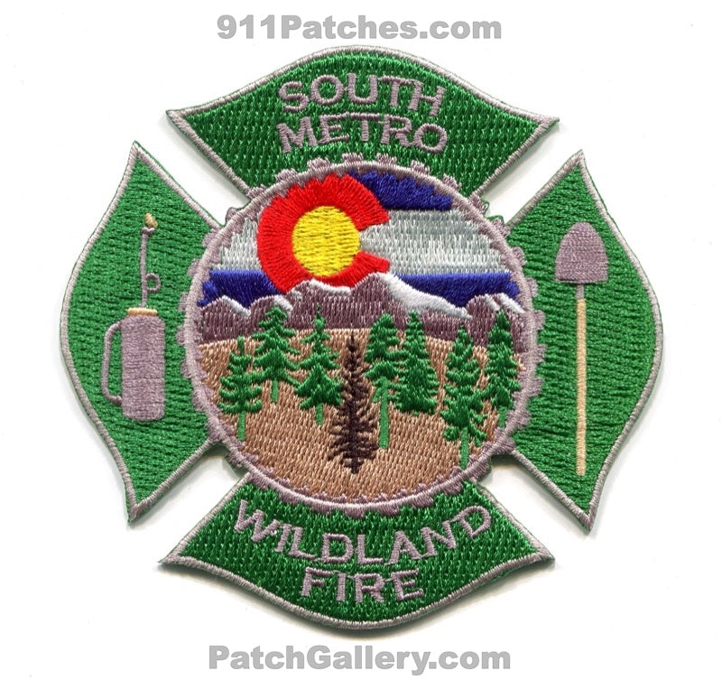 South Metro Fire Rescue Department Wildland Patch Colorado CO