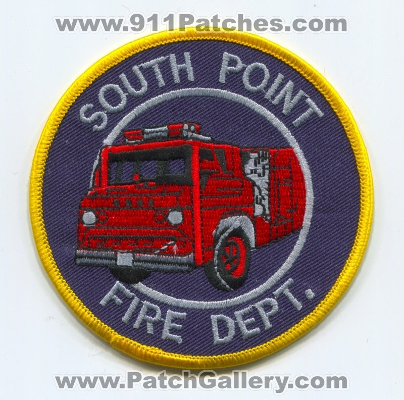 South Point Fire Department Patch Ohio OH