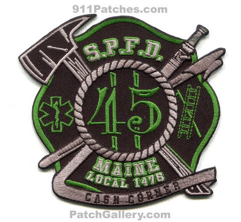South Portland Fire Department Ladder 45 Patch Maine ME