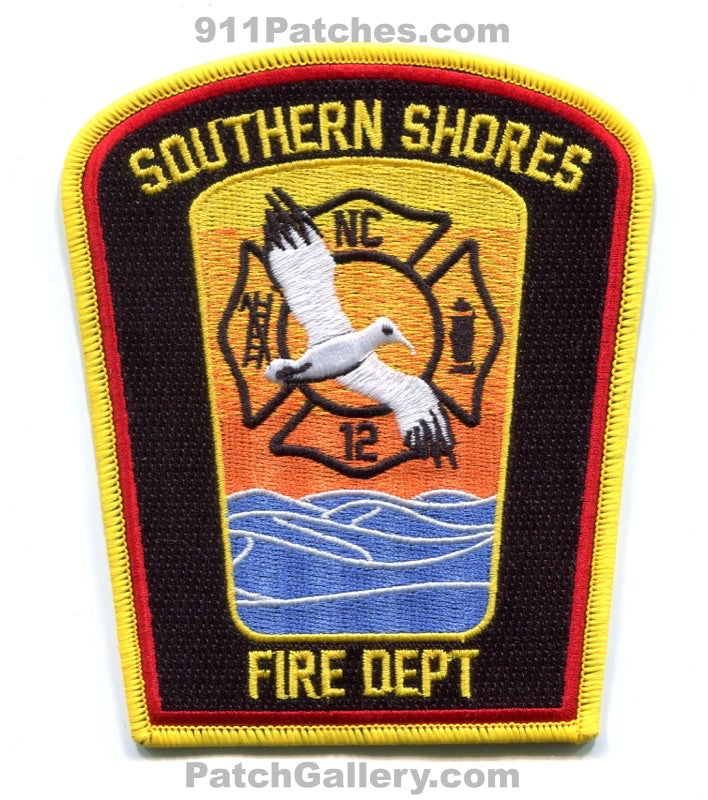 Southern Shores Fire Department 12 Patch North Carolina NC