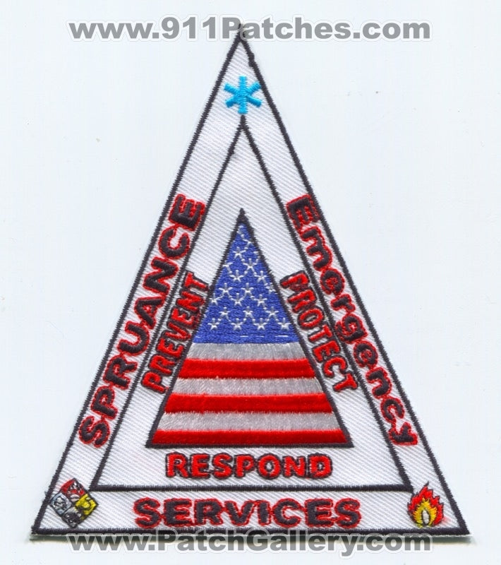 Spruance Emergency Services Fire EMS Patch Virginia VA