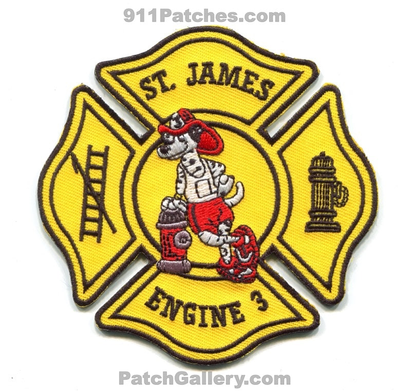 Saint James Fire Department Engine 3 Patch New York NY – 911Patches.com