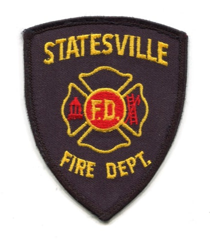 Statesville Fire Department Patch North Carolina NC