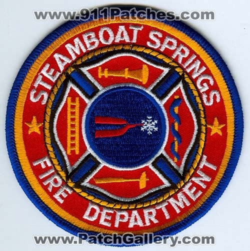 Steamboat Springs Fire Department Patch Colorado CO