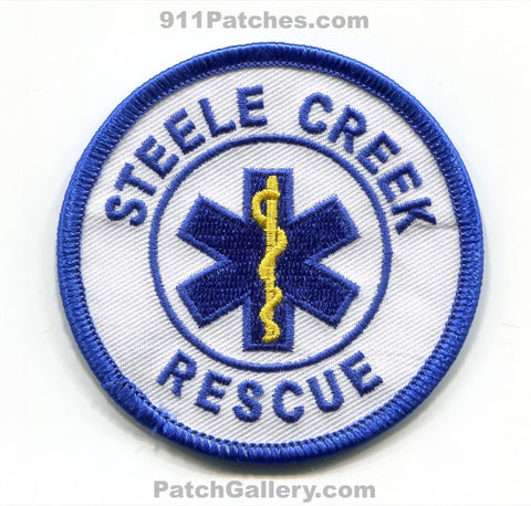 Steele Creek Rescue Emergency Medical Services EMS Patch North Carolina NC