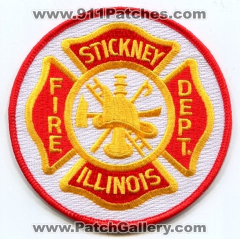 Stickney Fire Department Patch Illinois IL