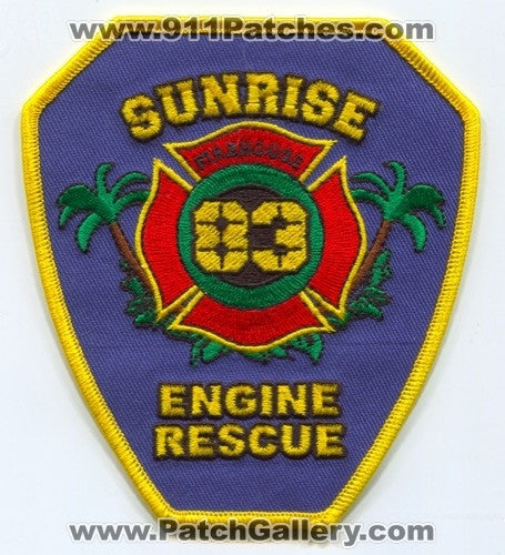Sunrise Fire Rescue Department Station 83 Patch Florida FL