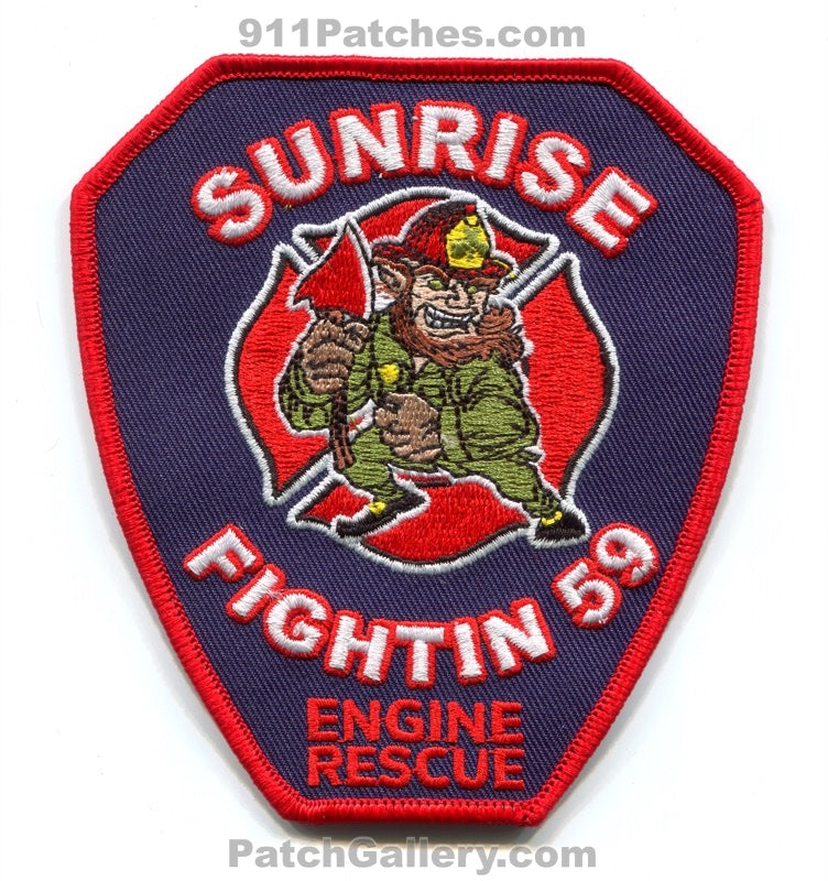 Sunrise Fire Rescue Department Station 59 Patch Florida FL