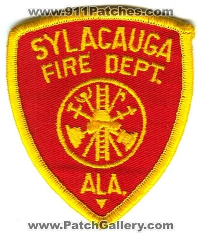 Sylacauga Fire Department Patch Alabama AL
