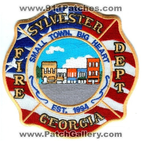 Sylvester Fire Department Patch Georgia GA